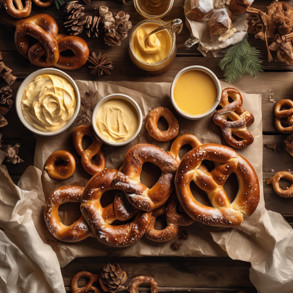 Cozy Christmas Market Pretzel Board