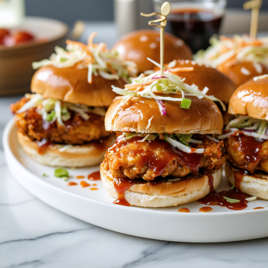 BBQ Chicken Sliders