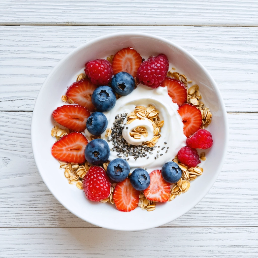 Berry Bliss Muesli Bowl with Fat-Free Yoghurt