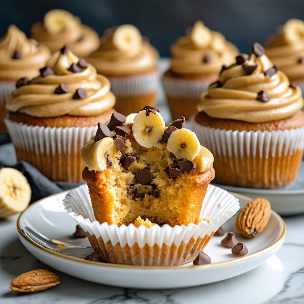 Choco-Banana Delight Cupcakes