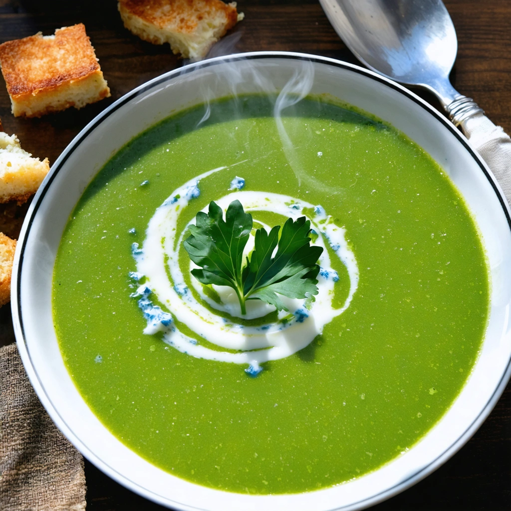 Creamless Broccoli & Stilton Velouté