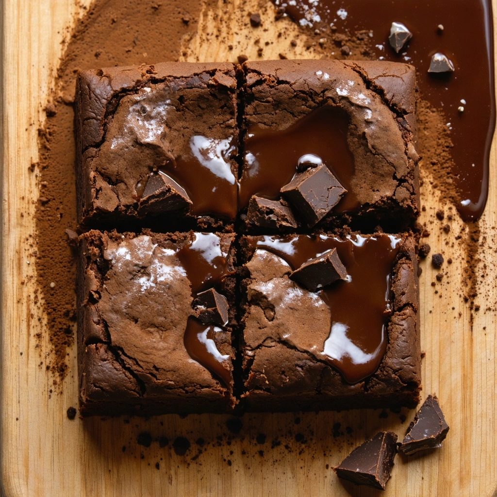 Decadent Gooey Fudge Brownies