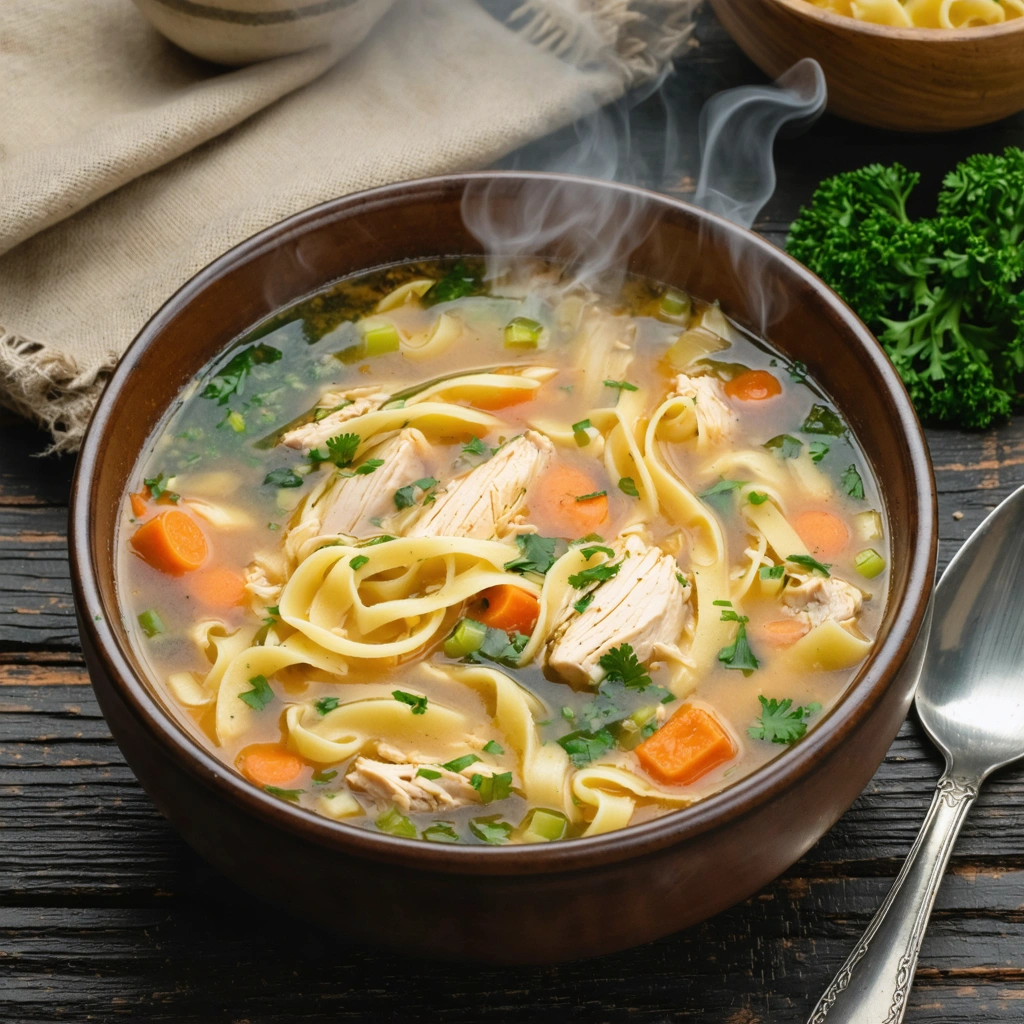 Hearty Chicken Noodle Soup