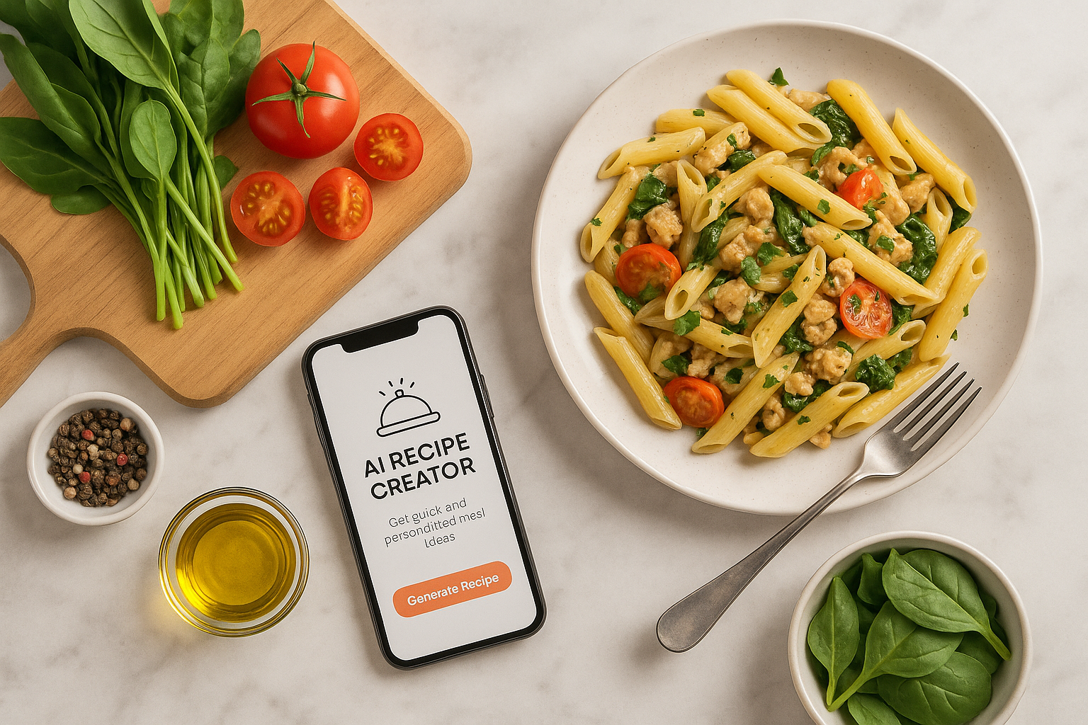 How Our AI Recipe Creator Solves Your Mealtime Stress